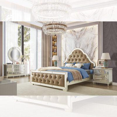 Homey Design 6000 - 5Pc Bedroom Set HD 6000