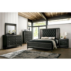 Furniture of America Cherton Contemporary Led Panel Bed