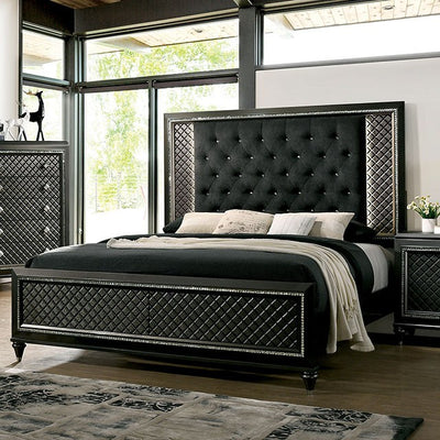 Furniture of America Cherton Contemporary Led Panel Bed