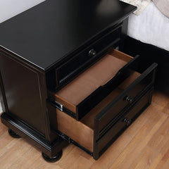 Furniture of America Trin Transitional 3-Drawer Nightstand