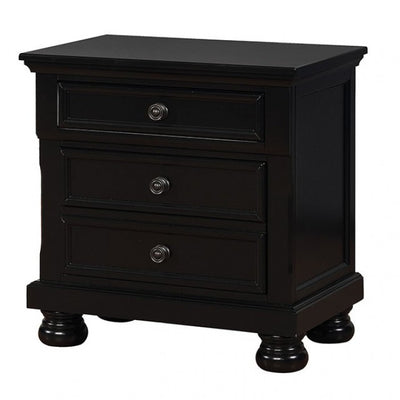 Furniture of America Trin Transitional 3-Drawer Nightstand