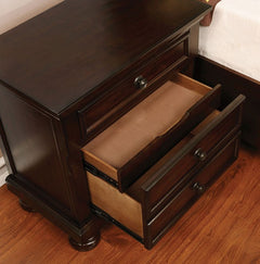 Furniture of America Trin Transitional 3-Drawer Nightstand