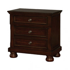 Furniture of America Trin Transitional 3-Drawer Nightstand