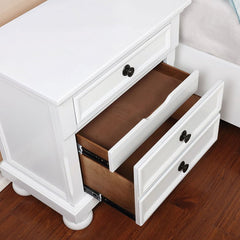 Furniture of America Trin Transitional 3-Drawer Nightstand