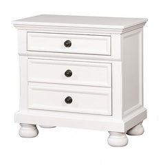 Furniture of America Trin Transitional 3-Drawer Nightstand