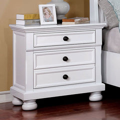 Furniture of America Trin Transitional 3-Drawer Nightstand