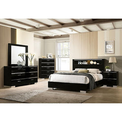 Furniture of America Shorehaven Bookcase Bed in Black