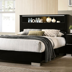 Furniture of America Shorehaven Bookcase Bed in Black