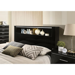 Furniture of America Shorehaven Bookcase Bed in Black