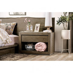 Furniture of America Deerpath 1-Drawer Nightstand IDF-7490N